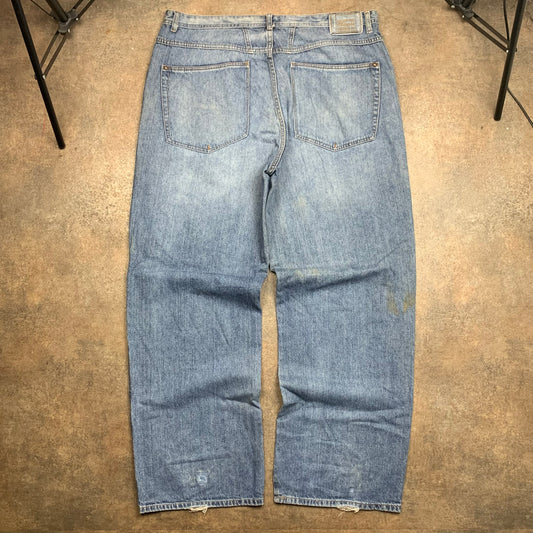 Marithé + François Girbaud 00s baggy blue jeans