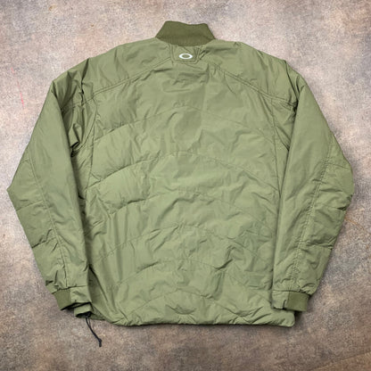 Oakley 00s green utilised puffer jacket (L)