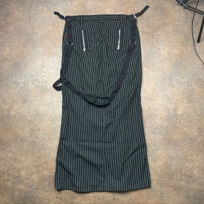 Tripp NYC 90s black pinstripe maxi skirt (M)