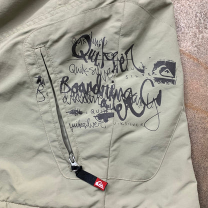 Quiksilver 00s graphic lined jacket (M)