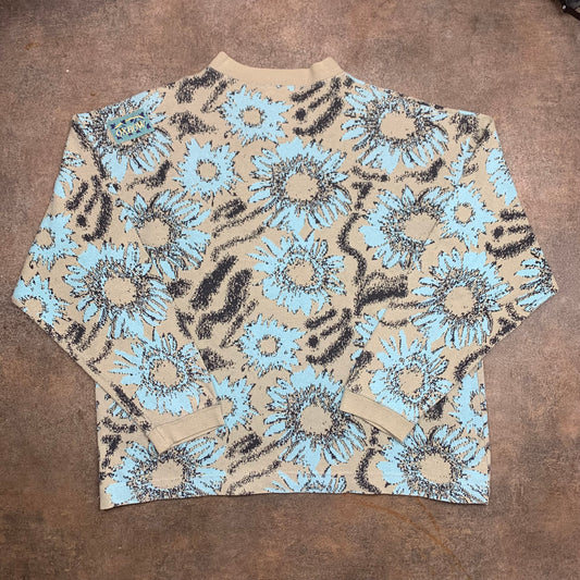 Oxbow 90s floral graphic boxy jumper