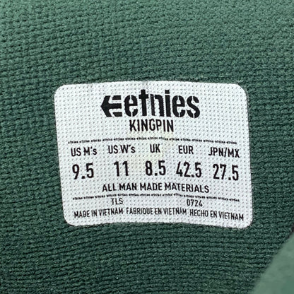 Etnies Kingpin black studded trainers