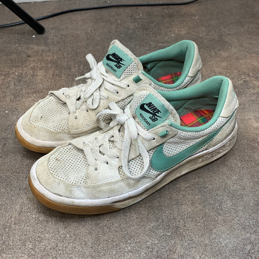 Nike SB Adversary white blue skate shoes