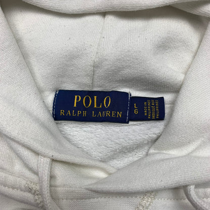 Polo Ralph Lauren white teddy bear hoodie