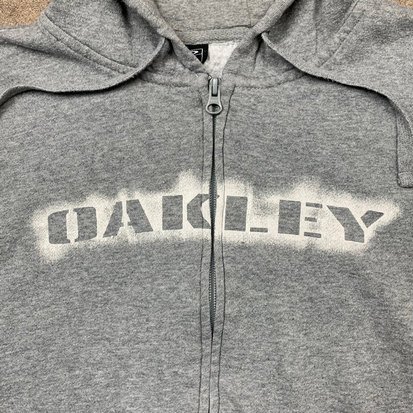 Oakley 00s graphic zip hoodie
