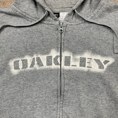 Oakley 00s graphic zip hoodie