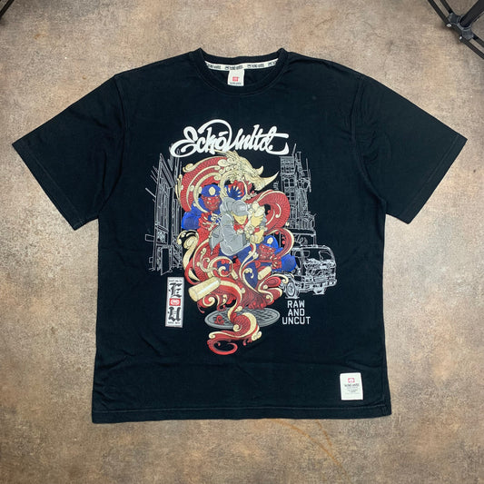 Ecko Unltd. 00s black graphic tee