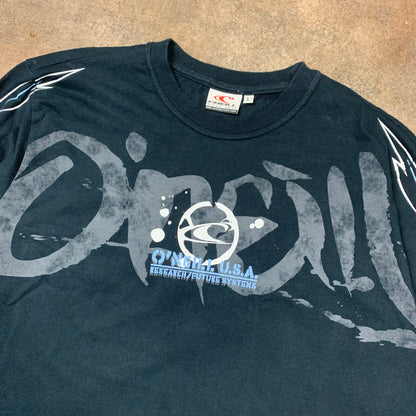 O'Neill 00s navy graphic long sleeve tee