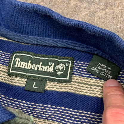 Timberland 00s weathergear blue green polo shirts bundle