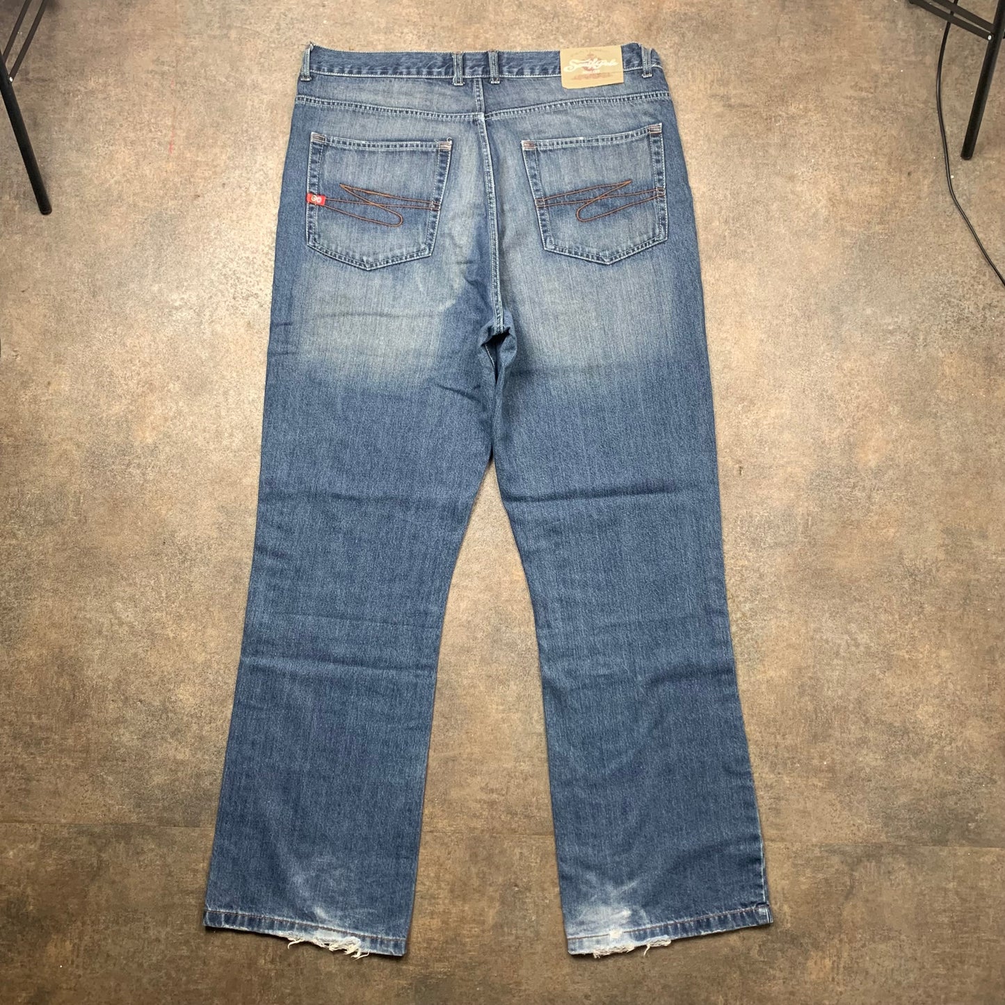 Southpole 00s red tab boot cut jeans (40")