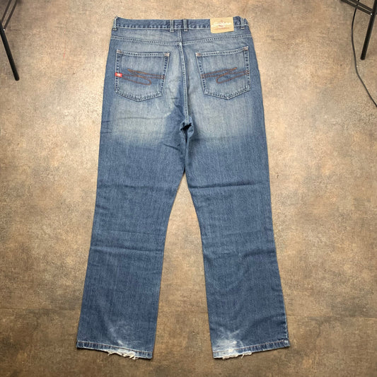 Southpole 00s red tab boot cut baggy jeans