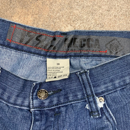 Mecca 00s navy baggy denim jorts