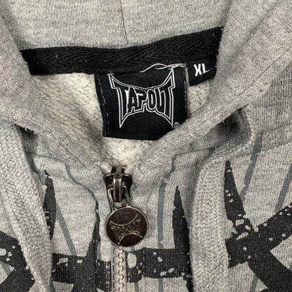 Tapout 00s boxy graphic zip hoodie (XL)