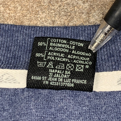 Quiksilver 90s navy-blue graphic boxy tee