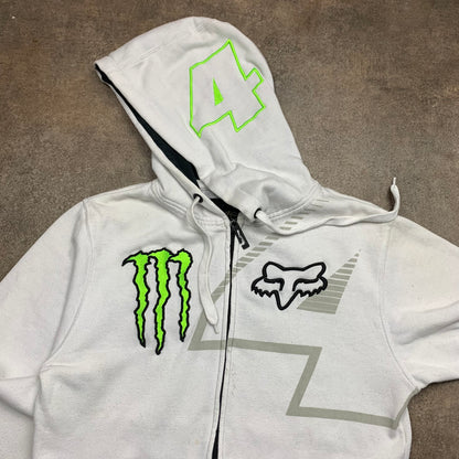 Fox Racing Monster Energy 00s graphic grunge hoodie