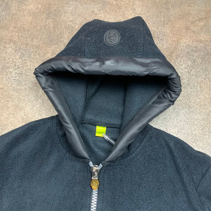 Cyberdog 90s puffer sleeve cropped black jacket
