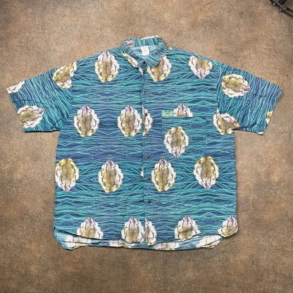 Oxbow 1993 graphic Hawaiian shirt (L)