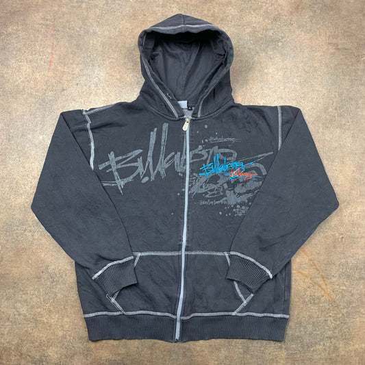 Billabong 90s boxy graphic zip hoodie (XL)