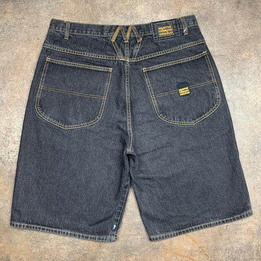 Marithé + François Girbaud 00s black baggy jorts