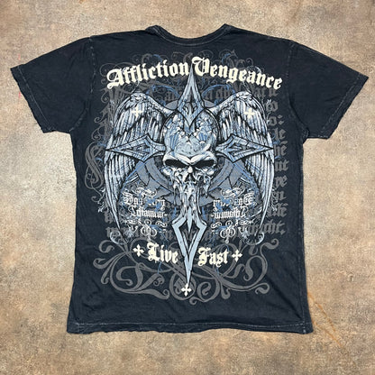 Affliction 00s graphic tee (L)