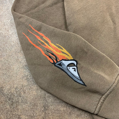Quiksilver 00s flame graphic hoodie (M)