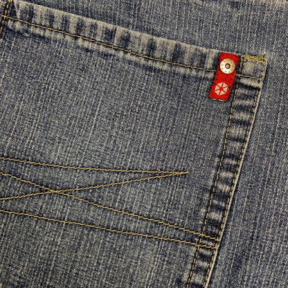Southpole 00s red tab baggy jorts (36")