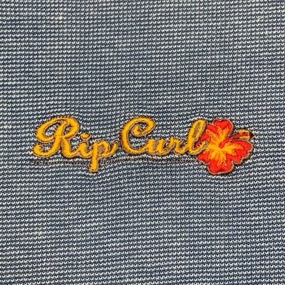 Rip Curl 90s blue thermal sweatshirt