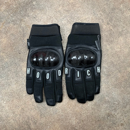 Hoodrich black logo knuckle gloves