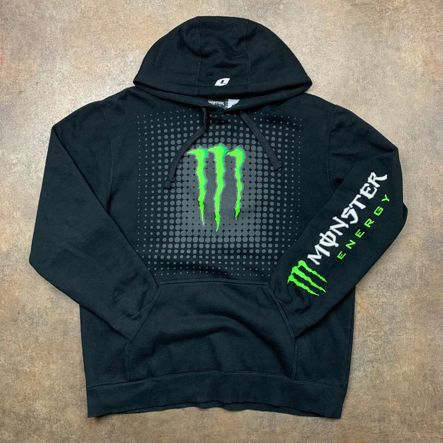One Industries x Monster Energy 00s graphic hoodie (L)