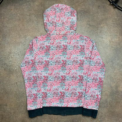 DC Shoes 00s reversible black pink graphic hoodie