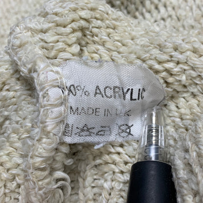 Armani Jeans 00s graphic cream knit