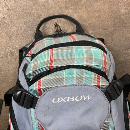 Oxbow 00s utilised plaid backpack