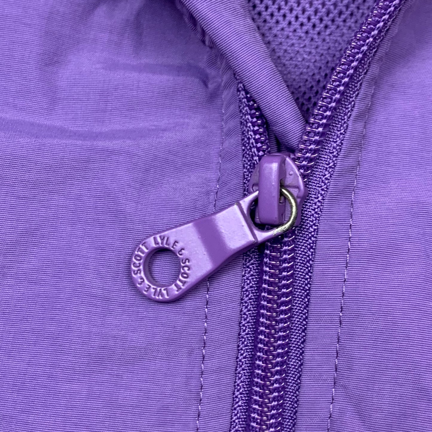 Lyle & Scott purple zip jacket