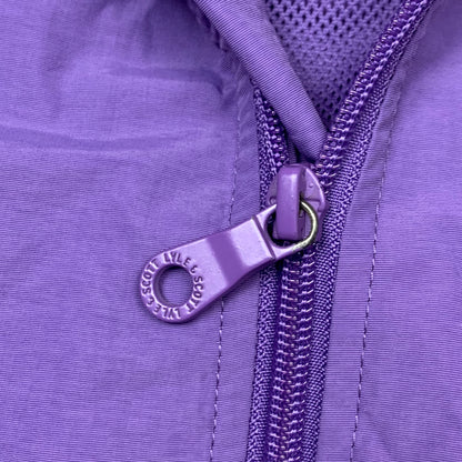 Lyle & Scott purple zip jacket