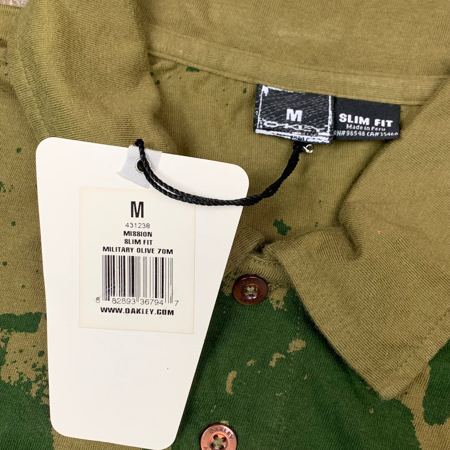 Oakley 00s deadstock graphic polo shirt