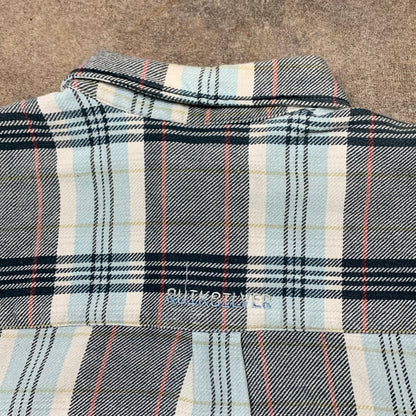 Quiksilver 90s plaid flannel shirt (S)