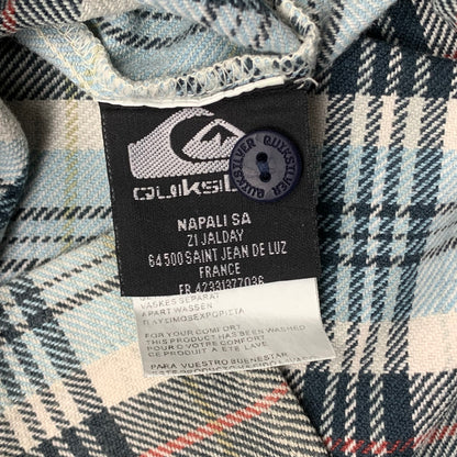 Quiksilver 90s plaid flannel shirt (S)