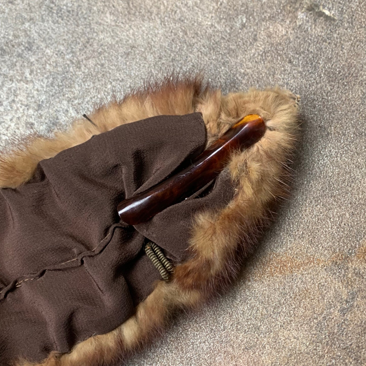 Brown Mink taxidermy scarf
