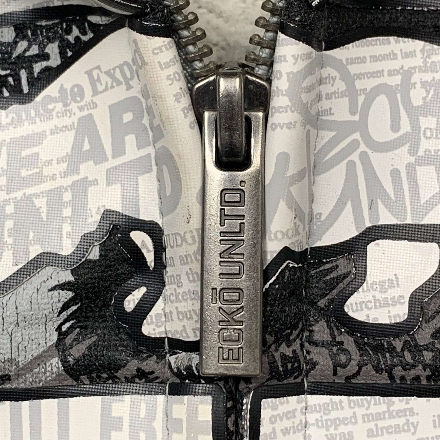 Ecko Unltd 00s grey graphic hoodie