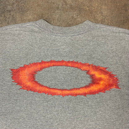 Oakley Software 90s flame graphic tee (L)