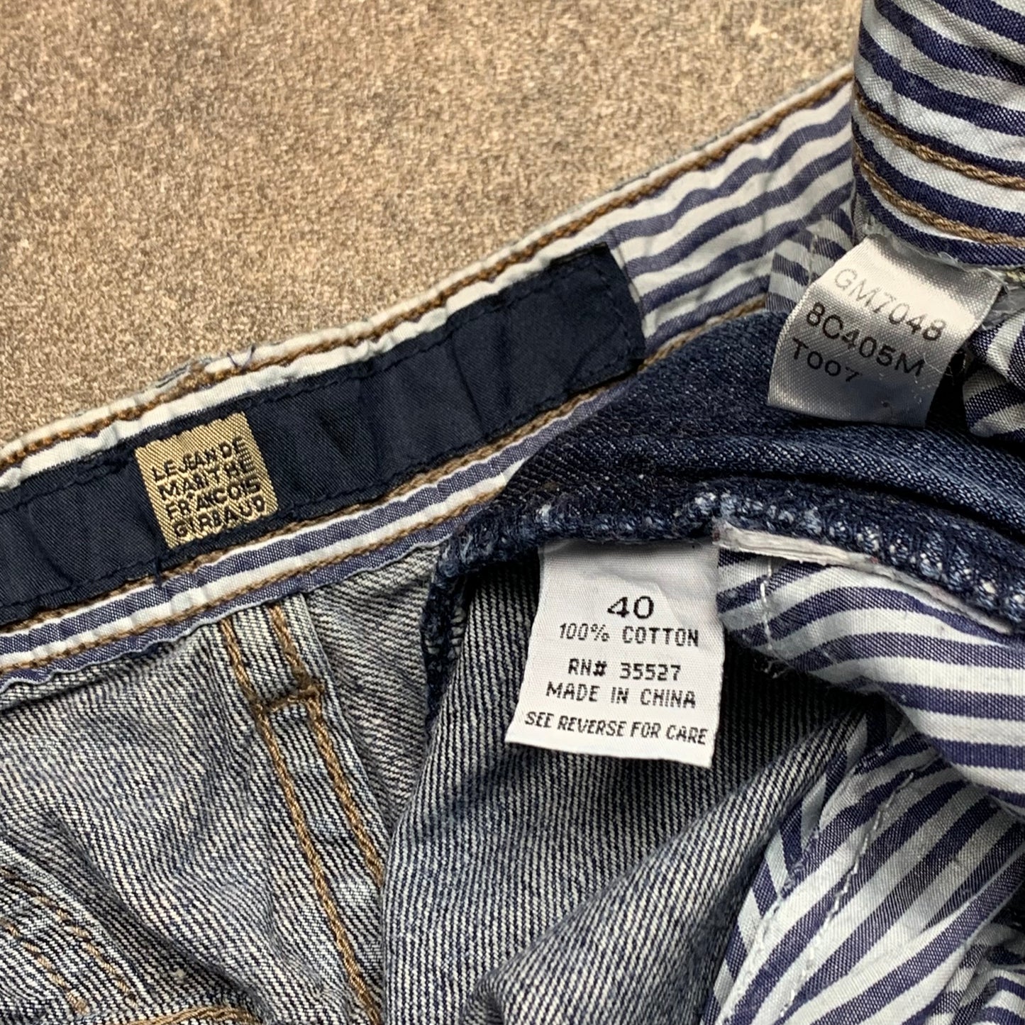 Marithé + François Girbaud 00s baggy blue jeans