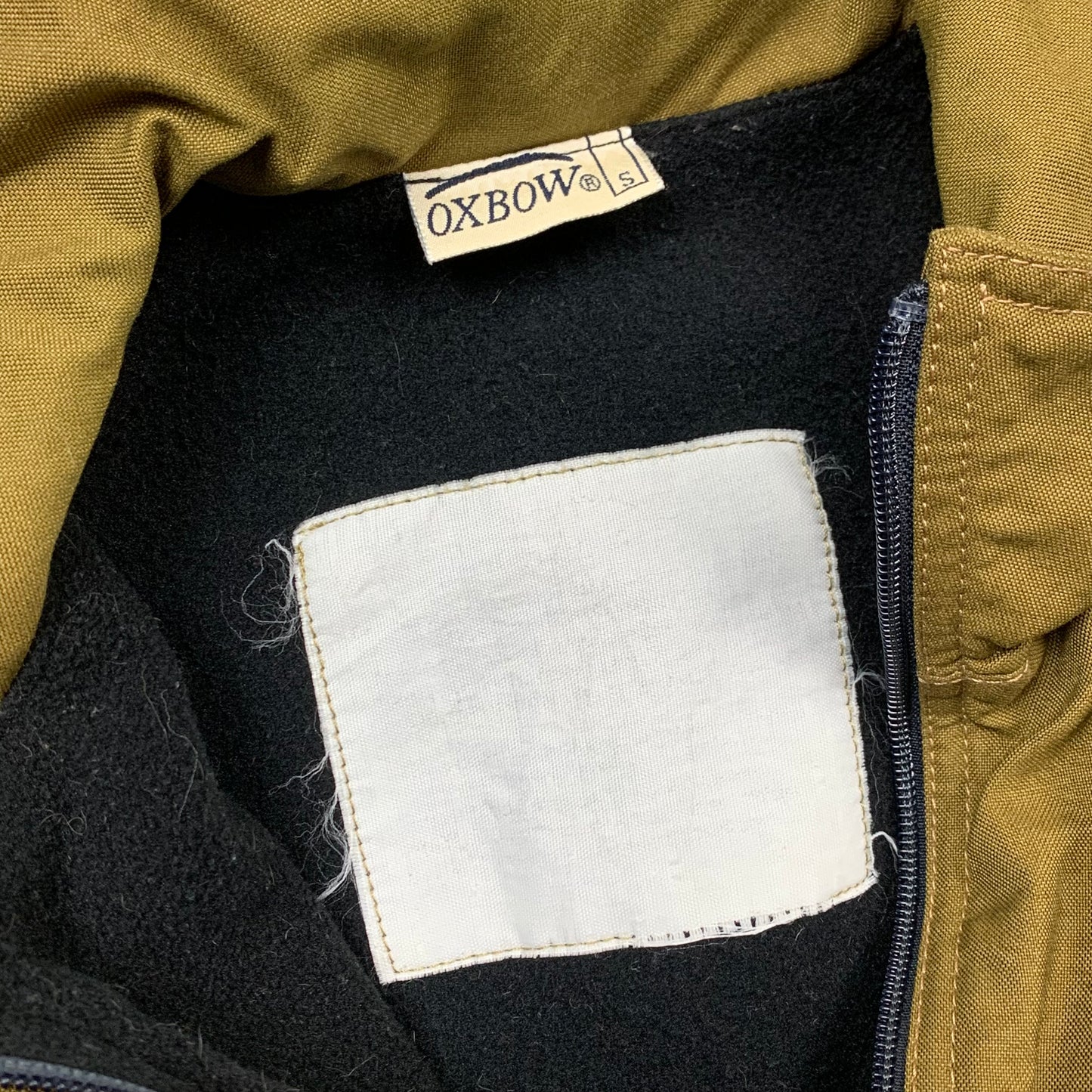 Oxbow 90s khaki heavy lined jacket (S)