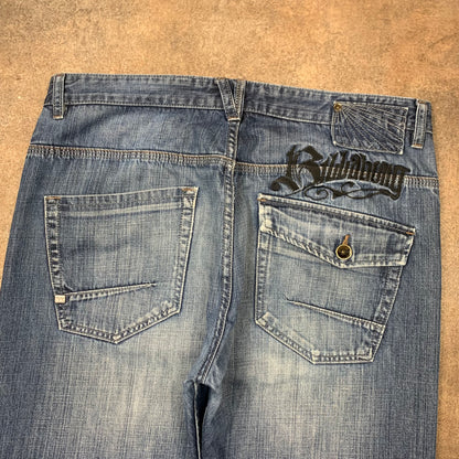 Billabong 00s baggy graphic jeans (36")