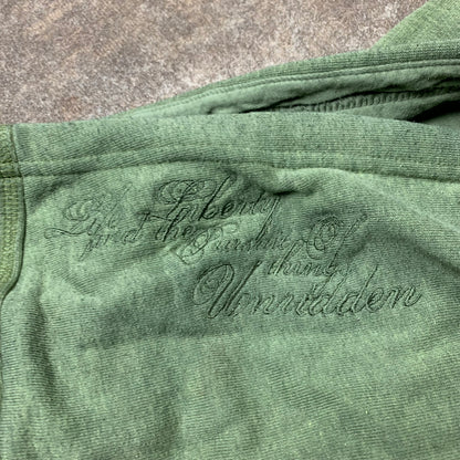 O’Neill 00s green graphic hoodie (M)