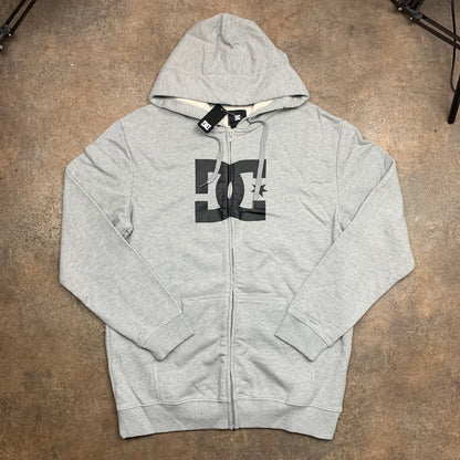 DC Shoes grunge graphic zip hoodie