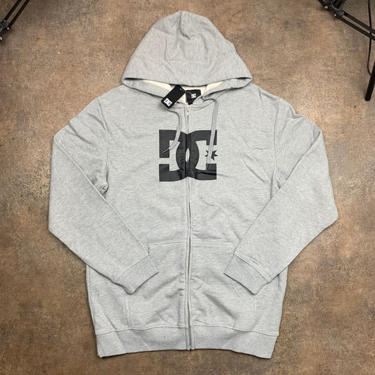 DC Shoes grunge graphic zip hoodie