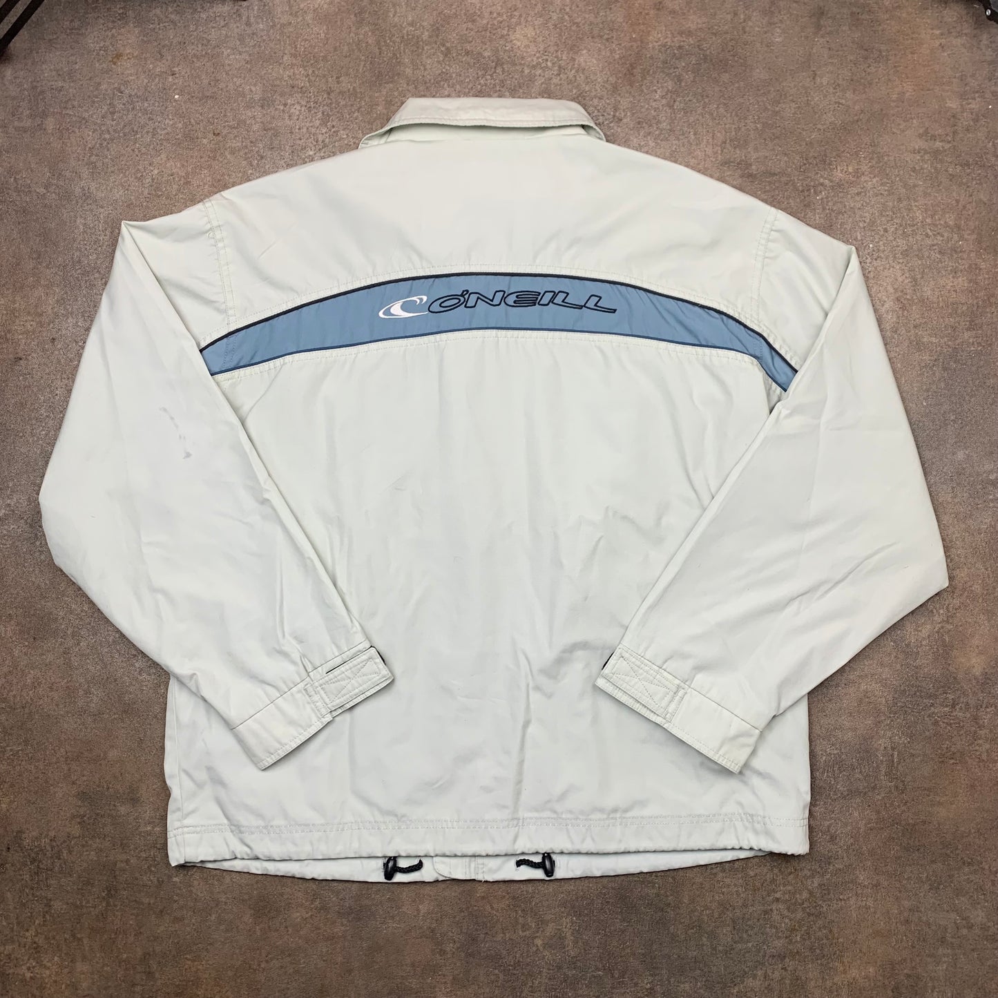 O'Neill 00s white graphic jacket