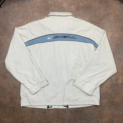 O'Neill 00s white graphic jacket