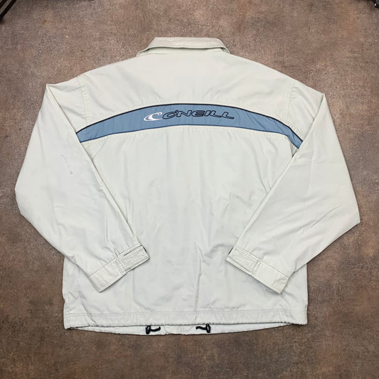 O'Neill 00s white graphic jacket