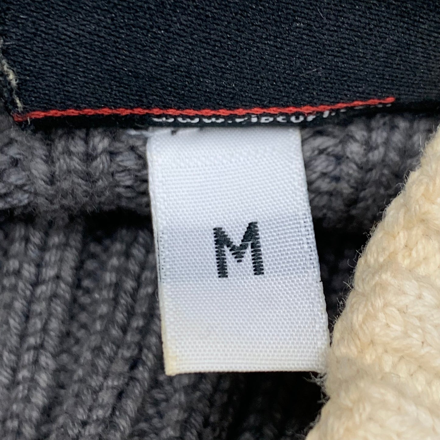 Rip Curl 00s grey asymmetrical knit
